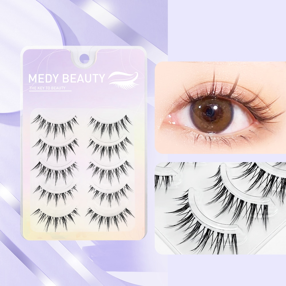 Individual Lash Tray - 3D まつげ既成ファン A/M 形状スパイククラスターまつげミックスエクステンション個別メイクスーパーナチュラルうっすら DIY 既成ペンドル