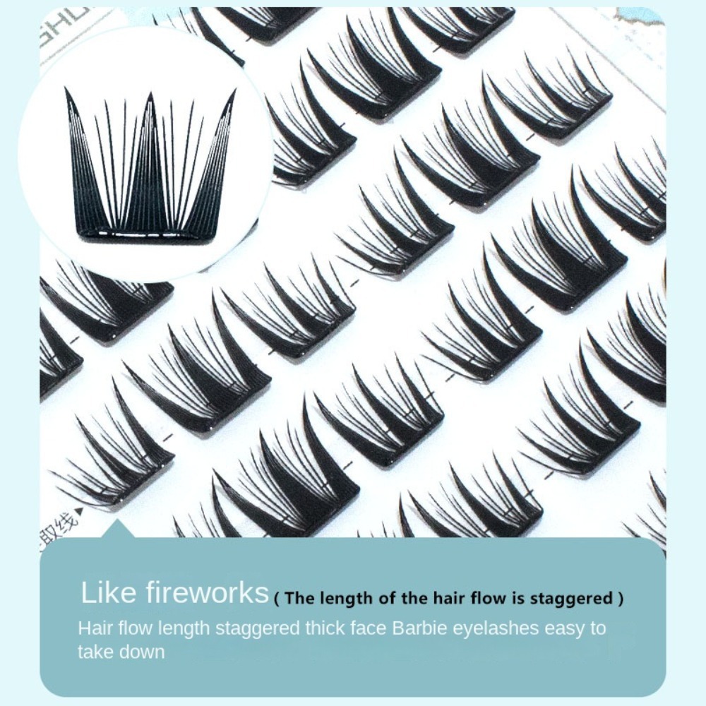 ふわふわつけまつげ、接着剤不要、セルフ接着式DIYまつげ束、 - Eyelash Extension For Men のレビューと価格