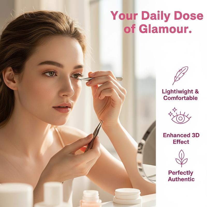 1セットコミック下まつげエクステクラスターナチュラルセルフ接 - Lash Adhesive Glue のレビューと価格