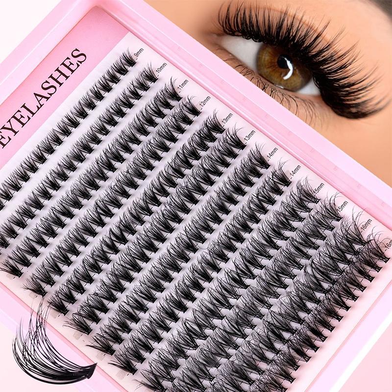 ナチュラルクラスターフェザーラッシュキット DIYまつげエク - Eyelash Extension Kits のレビューと価格
