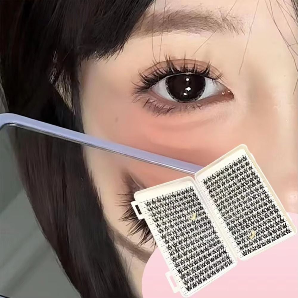 ナチュラルルックつけまつげ ボンド＆シール クラスターデザイ - Eyelash Extension Kits のレビューと価格