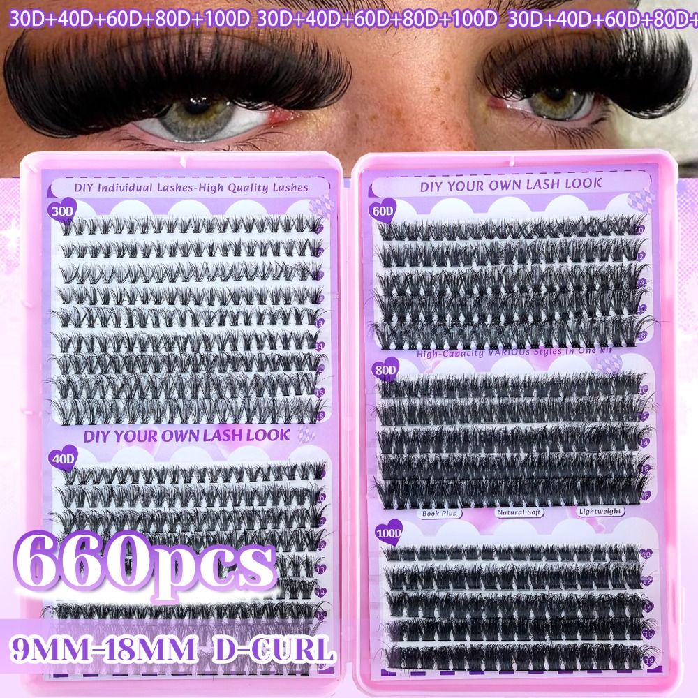 9-18mmの長さのつけまつげ、ボンド＆シールタイプ、ウィス - Eyelash Extension Kits のレビューと価格