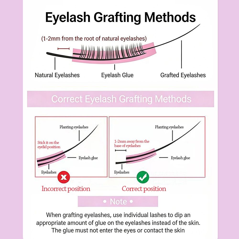 12列のナチュラルルックつけまつげ、ウィスピー風、接着＆固定 - Eyelash Extension Kits のレビューと価格