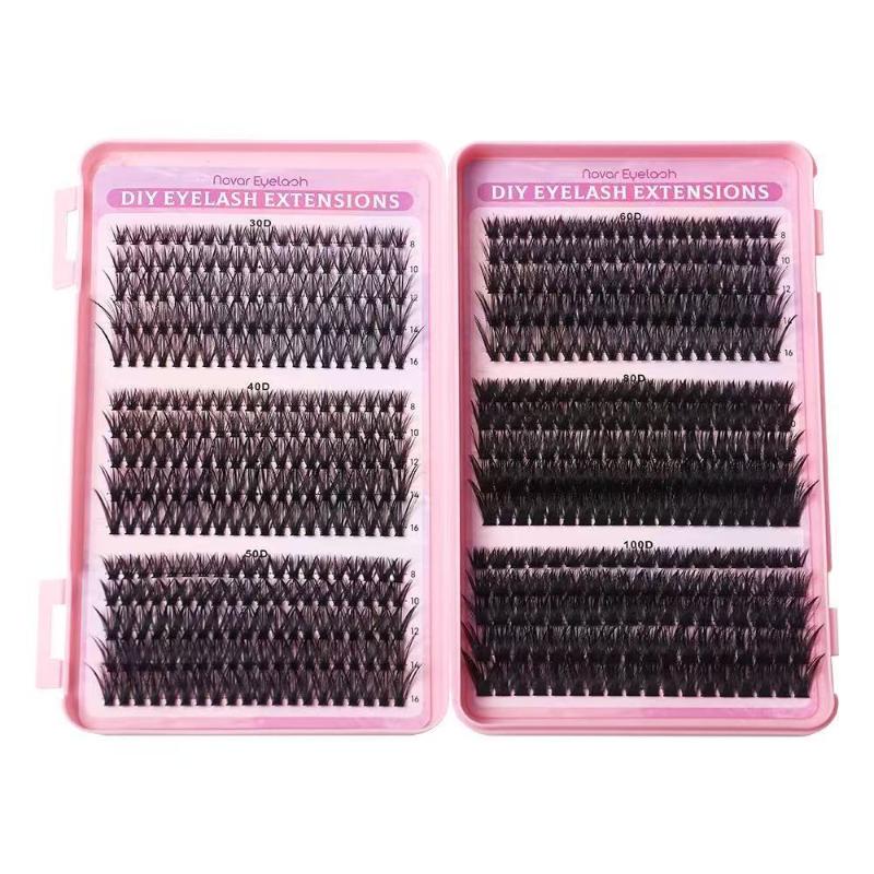 プロフェッショナルDカールクラスターラッシュキット 30D  - Eyelash Extension Kits のレビューと価格