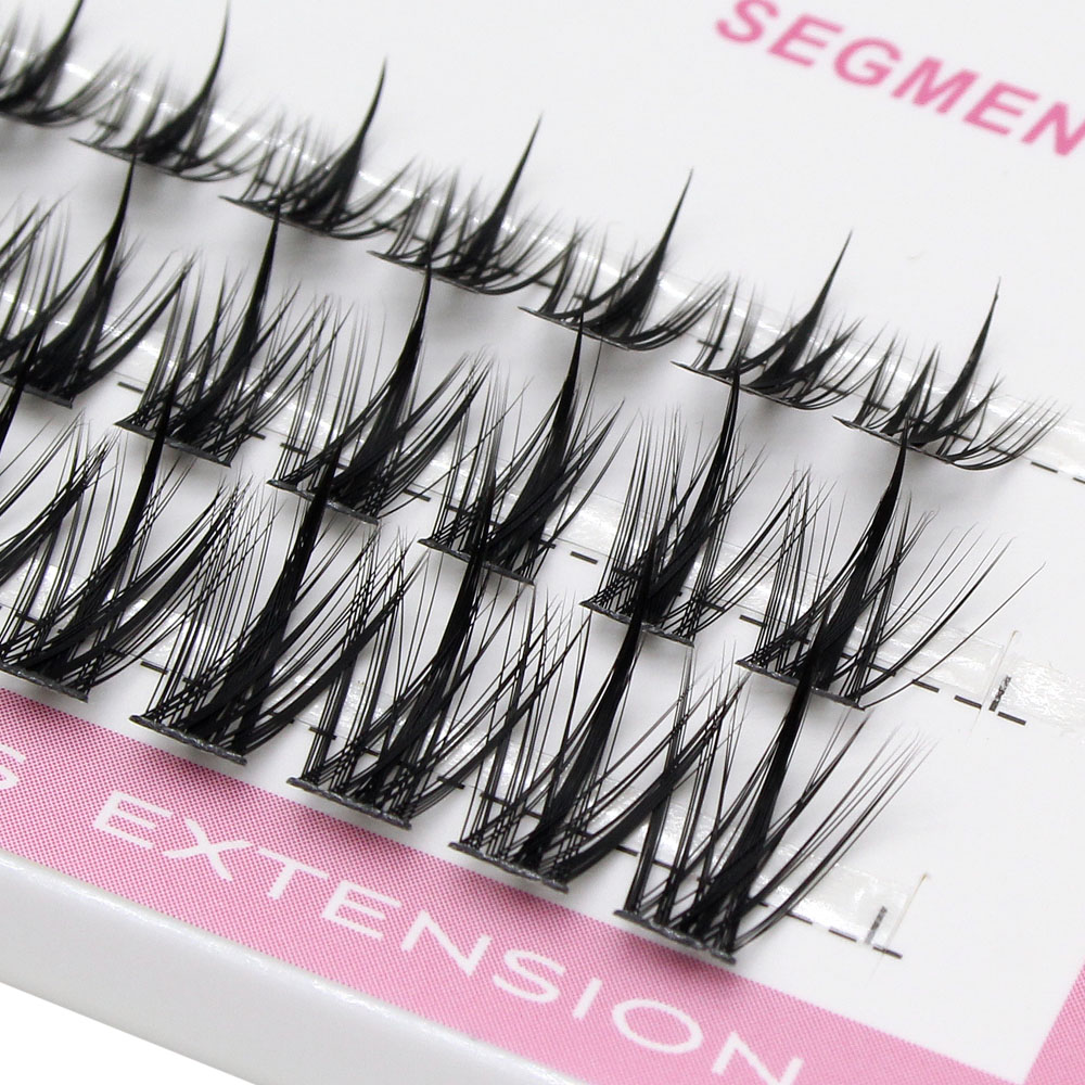 ロシアの個人まつげ 3D セクシーなふわふわシングルクラスタ - Eyelash Extension Single Lash のレビューと価格