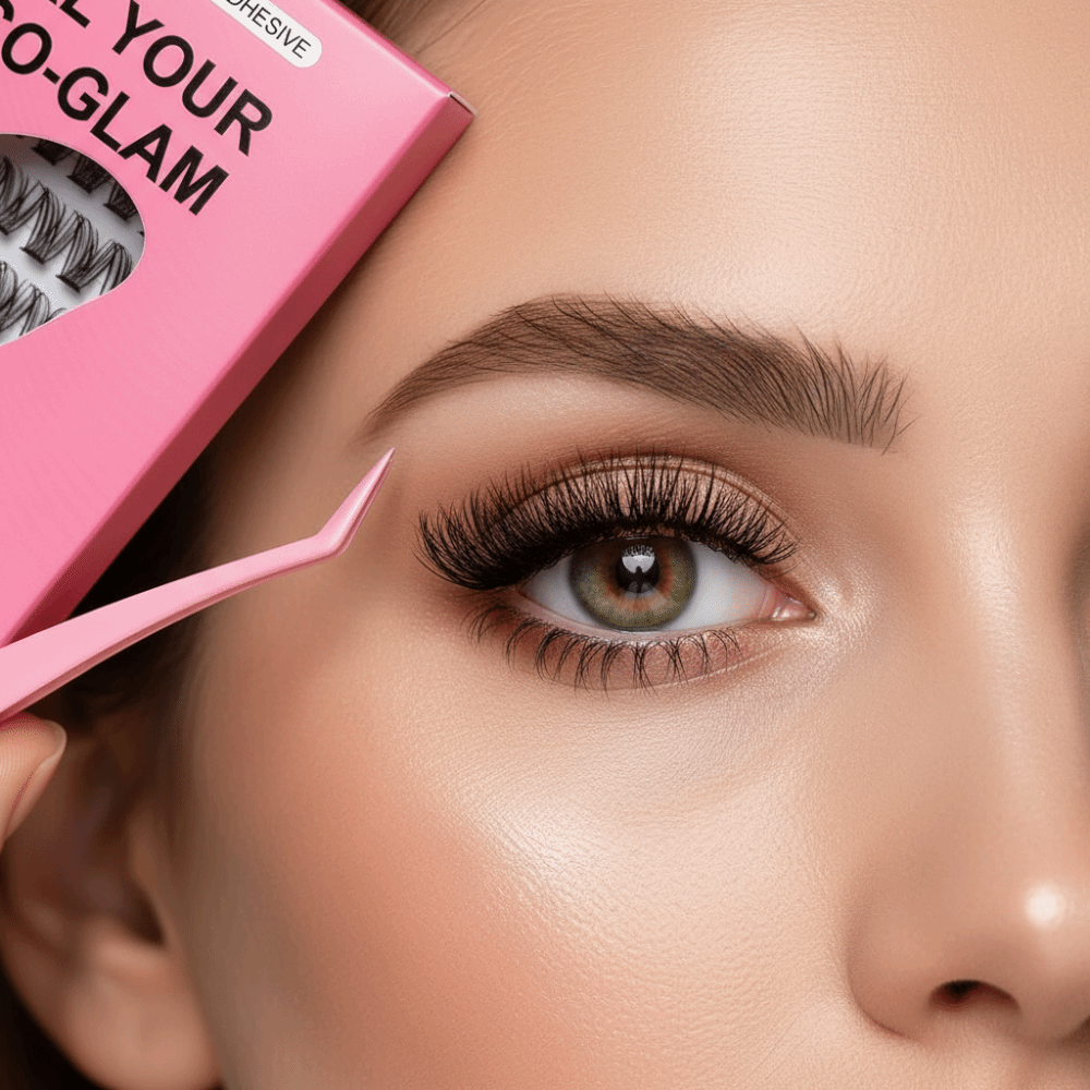 自然な見た目DIYまつげエクステキット ふわふわ 接着剤不要 - Eyelash Extension Kits のレビューと価格