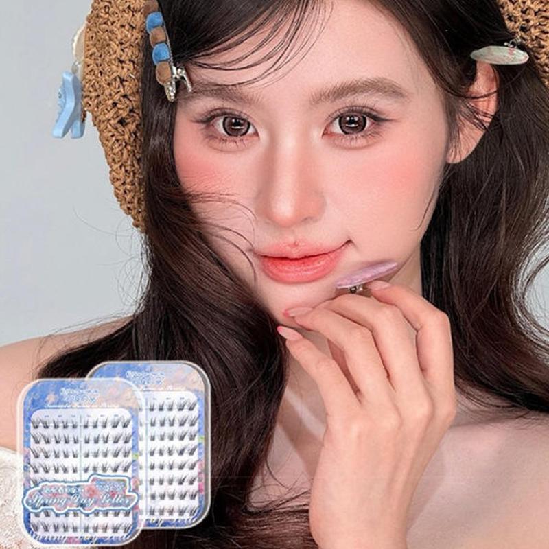 ゼロタッチつけまつげ ナチュラルまつげ束 まつげ接着剤不要  - Lash Adhesive Glue のレビューと価格